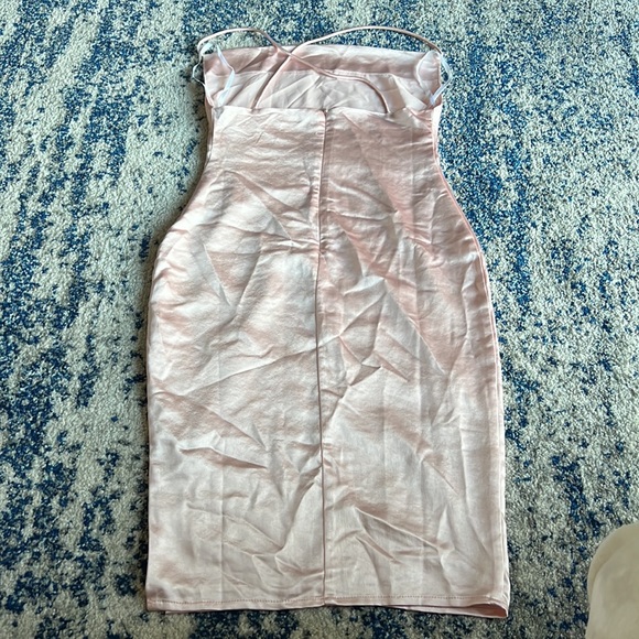 ❌SOLD❌superdown Billie Drape Midi Dress in Blush pink Small - Picture 8 of 12